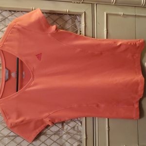 Active wear shirt.  Adidas women's size medium.  Salmon color